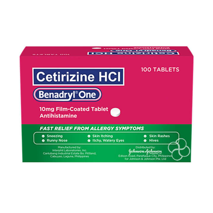 Benadryl One Tablet 10mg | Lazada PH