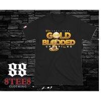 2023 NewGolden State Warriors Gold Blooded Champions เสื้อยืดคุณภาพพรีเมี่ยม