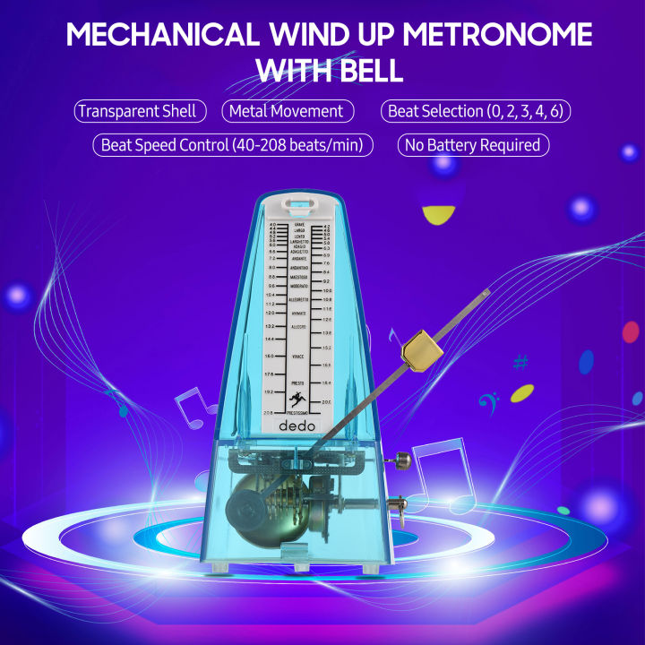 โปร่งใส-mechanical-metronome-พร้อม-bell-universal-wind-up-เครื่องเมตรอนอมที่มีเสียงดัง-beat-selection-ควบคุมความเร็วสำหรับกีตาร์เปียโนไวโอลินกลอง