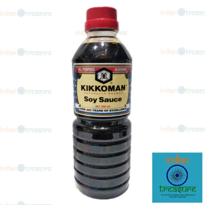 Kikkoman Naturally Brewed Soy Sauce 600ml Lazada PH