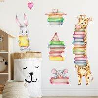 with Book Wall Stickers Kids Reading Room Decoration Student Decal Classroom Mural Posters