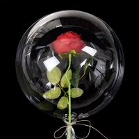 ㍿▧ 3/5pcs 30inch Wide Neck Transparent Bobo Ballons Snacks Flower Balloon Bouquet Birthday Party Valentine 39;s day Wedding Gift