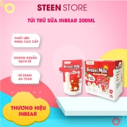 Túi trữ sữa INBEAR 200ml Hộp 20 túi, 50 túi chất liệu nhựa PET PE cao cấp