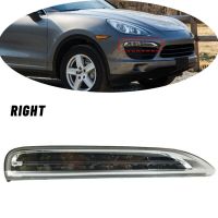 Car Front Bumper Day Light LED DRL Driving Fog Lamp for-Porsche Cayenne 2011-2014