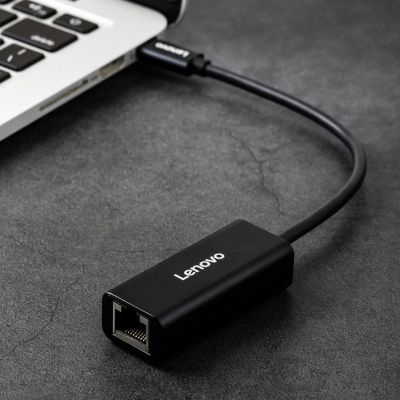 Lenovo USB 3.0/Type-C Hub Convert Aluminium Alloy Ethernet RJ45 Lan Adapter Support Win7/8/10 Linux Vista Systems USB Hubs