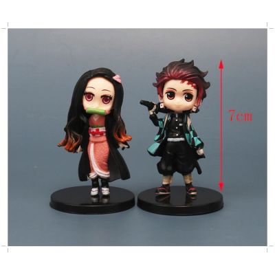 ถูกที่สุด ดาบพิฆาตอสูร Action Figure Kimetsu no Yaiba โมเดาบพิฆาตอสูร เซ็ต 6 ตัว ขนาดความสูง 7 ซม. มีฐาน  งานสวย บริการเก็บเงินปลายทาง