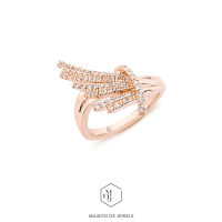 Maison de Jewels - Angel Ring แหวน  ดีไซน์ แหวนเงิน โรสโกลด์