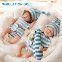 Reborn Dolls 6 Inches Full Body Reborn Dolls Lifelike Preschool Activities Toy Silicone Mini Sleeping Baby Dolls Children Gift