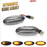 ไฟเลี้ยว Led สัญญาณไฟเครื่องหมายด้านข้างสีเหลืองอำพันสำหรับ Opel Vectra B CC Caravine Typ J96 1995-2003 Qfol7x