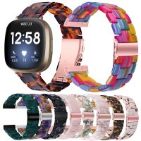 【lz】✒✖  Essidi 2023 Nova Resina Assista Bandas Para Fitbit Versa 4 3 2 Versa Lite Pulseira Wrist Strap Loop Para Fitbit Sense 2 Versa 3 Correa