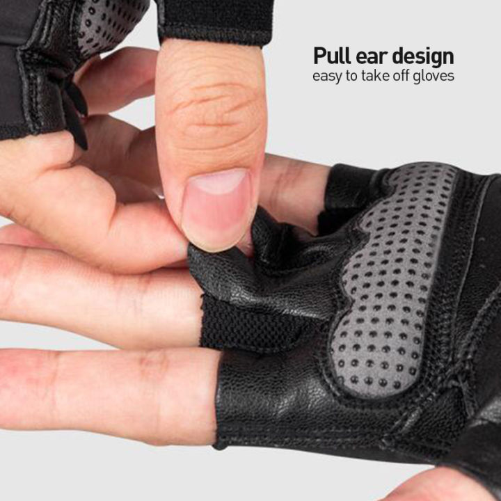 gub-ถุงมือขี่จักรยานครึ่งนิ้ว-pu-anti-slip-lycra-breathable-anti-sweat-mtb-road-bike-ถุงมือผู้ชายผู้หญิงถุงมือกีฬา