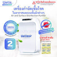 Wellis Thailand Official - เครื่องกำจัดเชื้อโรคและสารพิษในอากาศ แถมฟรี! น้ำยาแท้ศูนย์ Wellis 4 ตลับ [ผ่อน 0% 10เดือน]