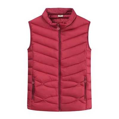 The elderly fall ma3 jia3 female 60 cotton-padded clothes grandma jacket vest with the old man winter coat installed