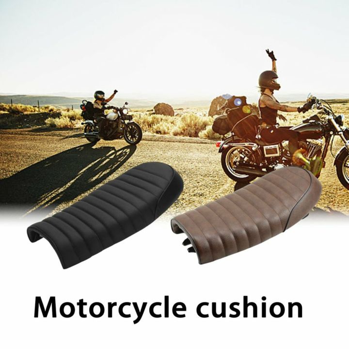 ราคาถูก-cg125-universal-motorcycle-flat-vintage-seat-cushion-saddle-for-cafe-racer