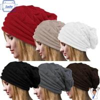 SADIE Fashion Striped Solid Beanie Women Caps Crochet Hat Wool Knitted