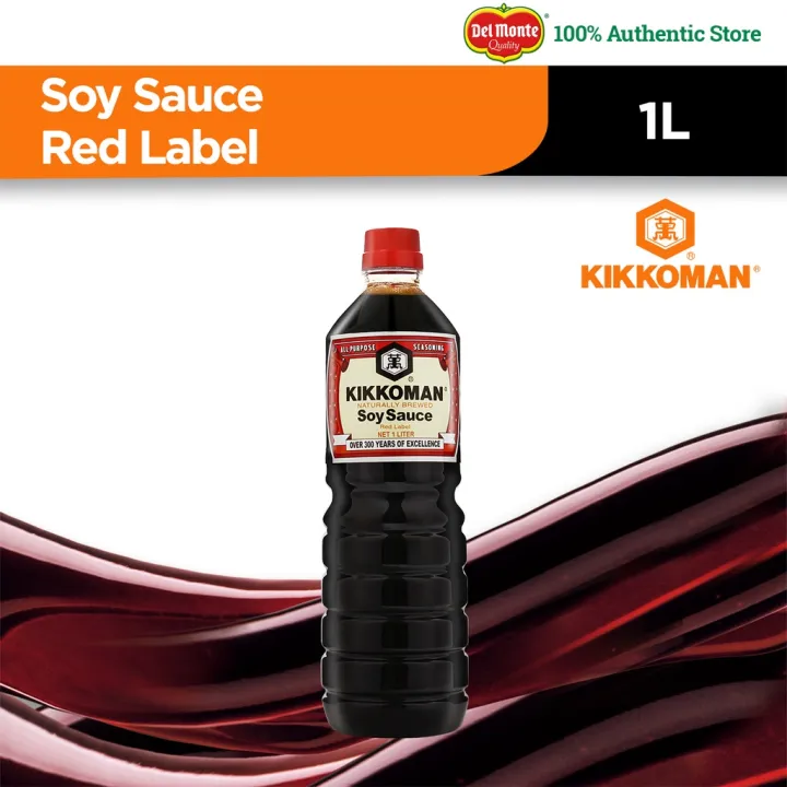 ☁Kikkoman Standard Grade Soy Sauce (Red Label) 1L⚘ Lazada PH