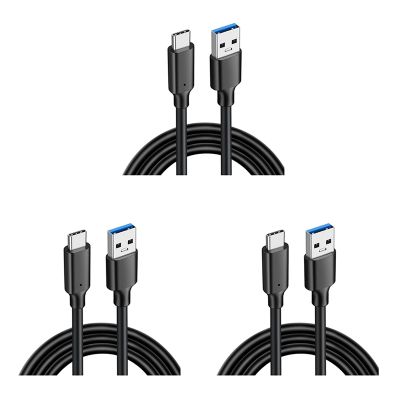 3X USB3.2 10Gbps Type C Cable USB A to Type-C 3.2 Data Transfer USB C SSD Hard Disk Cable PD 60W 3A Quick Charge 3.0,1M