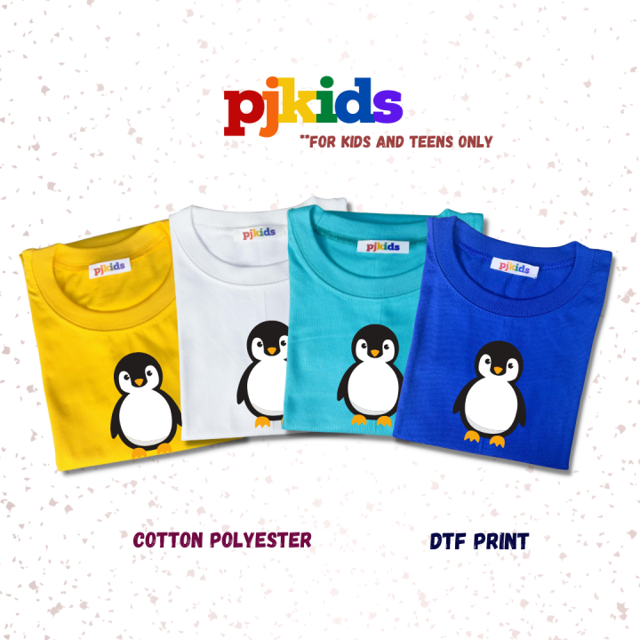 PENGUIN KIDS TSHIRT II CHARACTERS TSHIRT II KIDS 2-10 Y/O TEENS 10-17 Y ...