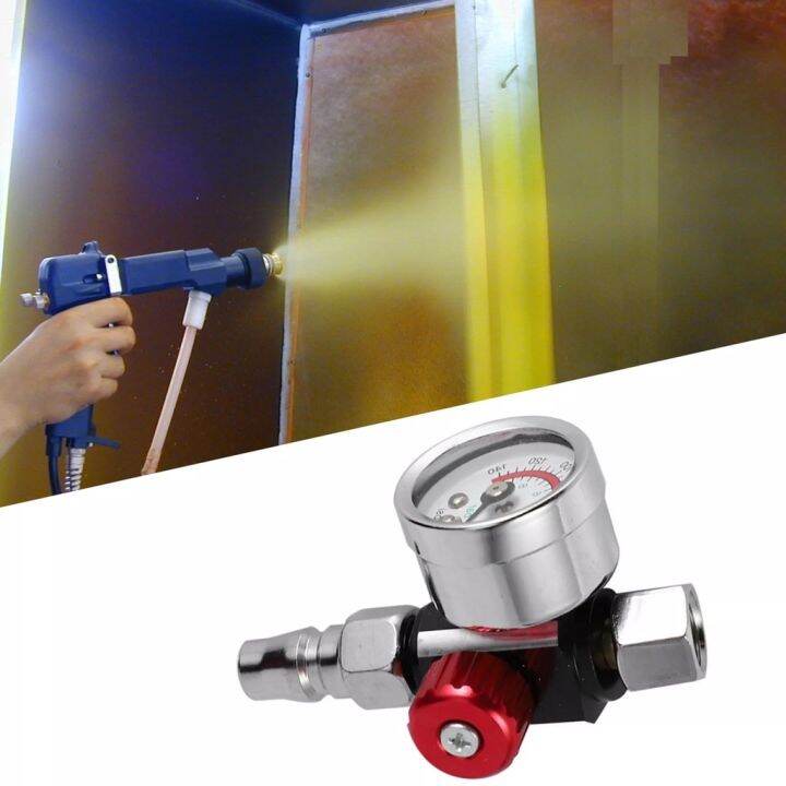 Spray Air Pressure Regulator Spray Air Gauge Spray Gun Paint Sprayer
