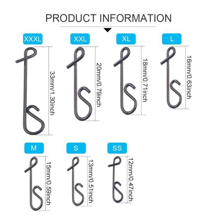 อุปกรณ์ตกปลา-20ชิ้น-ล็อตตะขอหมุนตกปลาห่อสแนปเอ็นตกปลาฝาครอบกันฝุ่นสแน็ปไม่มีปมชุดเครื่องมือเหยื่อล่อตกปลา