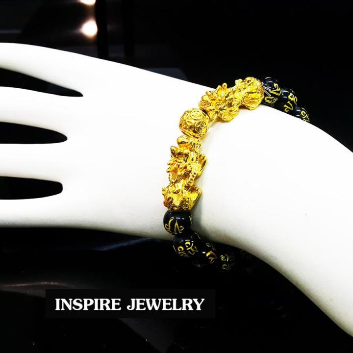 inspire-jewelry-สร้อยข้อมือฟรีไซด์-ยืดได้-ปี่เซี้ยะ-สร้อยข้อมือปี่เซี้ยะ