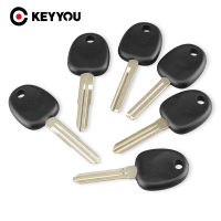 KEYYOU 10X Blank รถ Transponder Key Shell สำหรับ Hyundai Accent Sonata NF Elantra Accent Coupe Getz H-1 Lavita Tiburon Tucson Verna