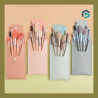 ชุดแปรงแต่งหน้าใหม่ 8 ชิ้นมินิแปรงแต่งหน้าขนนุ่มแบบพกพา Makeup Brush Set New 8pcs Mini Makeup Brushes Portable Soft Hair