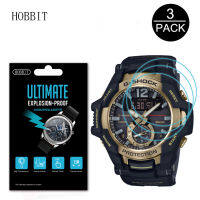 【The-Best】 SASTI DEALS ฟิล์มป้องกัน GR-B100GB ป้องกันจอ LCD สำหรับ G-SHOCK แบบใส3ชิ้นฟิล์มป้องกันรอยขีดข่วนกันระเบิด GR-B100ไฟฟ้า