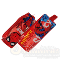 กระเป๋าดินสอ PVC กระเป๋า แบบซิป มีสายคล้องมือ ลาย Spider-Man SM-003 พลาสติกใส ทรงสี่เหลี่ยม ลิขสิทธิ์แท้ จำนวน 1ใบ พร้อมส่ง