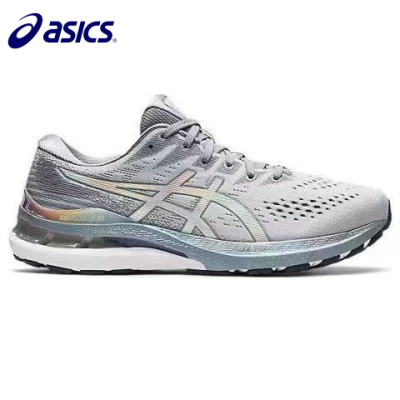 2023 Asics รองเท้าผ้าใบใส่วิ่งสำหรับทั้งหญิงและชายดูดซับแรงกระแทกแบบใหม่ที่ GEL-KAYANO28น้ำหนักเบาและมีเสถียรภาพ