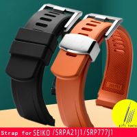 Ruer สายนาฬิกา Seiko Seiko ซีรีส์สำหรับ Srpe99k1 Srp777j1ฟลูออโรรูอาร์คกันน้ำ22มม. สายรัดข้อมือของผู้ชาย