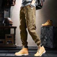 IELGY Loose Bound American Casual Overalls สำหรับผู้ชาย