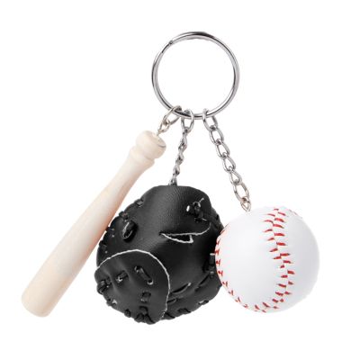 พวงกุญแจแฟนกีฬาถุงมือเบสบอล &amp; ค้างคาวขนาดเล็ก,สินค้ามาใหม่สำหรับเป็นของขวัญน่ารักสร้างสรรค์