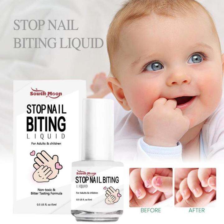Stop Nail Biting Kids AntiNail Biting Polish 15ml Nail Bitter Thumb Sucking Deterrents Finger