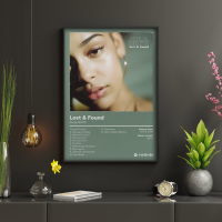 Pop Rap เพลงอัลบั้มศิลปิน Jorja Smith โปสเตอร์ Aesthetic Rapper Hip Hop Rock Lost พบผ้าใบ Art Room Home Wall Bar Decor ใหม่