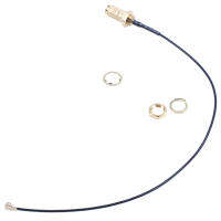 15cm U.FL/IPX to RP-SMA Female Antenna Pigtail Jumper Cable Gold