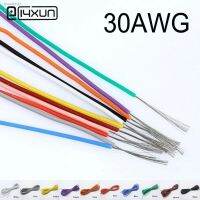 ✆✟✢ 10metre 30AWG Silicone Wire Ultra Flexiable Cable 0.055mm2 Tinned Copper wire Test Line Wire