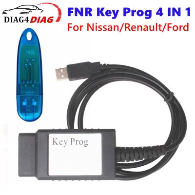 โปรแกรมเมอร์ที่สำคัญ FNR 4 IN 1กับ USB Dongle ยานพาหนะการเขียนโปรแกรม FNR ที่สำคัญ Prog 4 IN 1สำหรับนิสสันเรโนลต์ ฟอร์ดไม่จำเป็นต้องใช้รหัสขา