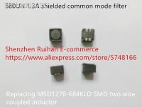 ✐ Original new 100 replacing MSD1278-684KLD SMD two wire coupled inductor 680UH 1.3A shielded common mode filter