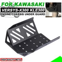 For Kawasaki Versys X300 X 300 KLE300 KLE 300 Motorcycle Engine Protection Cover Chassis Under Guard Skid Plate Accessories