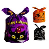 Trick or Treat Bags 50PCS Funny Kids Treat Bags Halloween Party Candy Bag Halloween Costume Accessories for Chocolate Cookies Treats Candy Toys Gifts positive