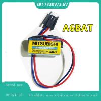 2023 (Gratis Ongkir)✑ระบบขับเคลื่อน Mitsubishi Servo A6BAT เดิม3.6V แบตเตอรี่ลิเธียม ER17330V 3.6V MR-BAT