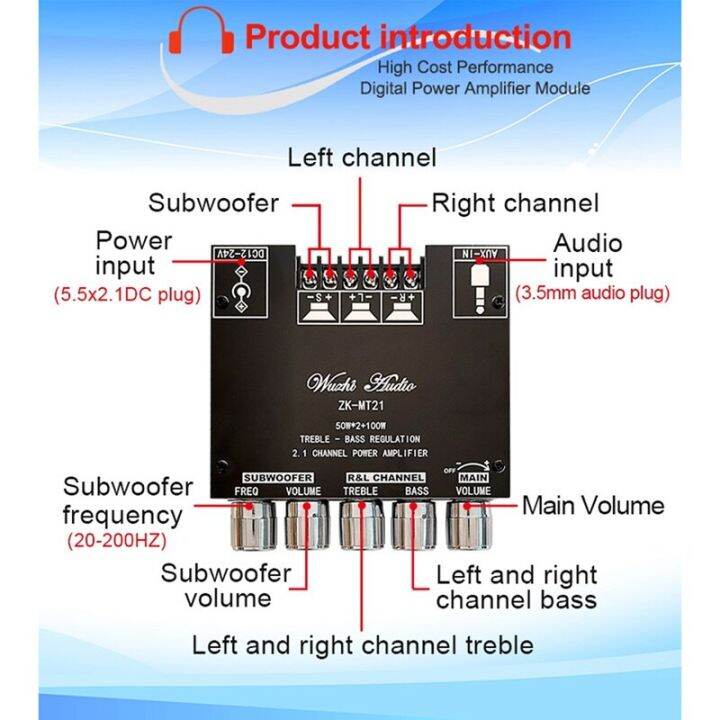 จัดส่ง24ชม-zk-mt21-แอมป์จิ๋วบลูทูธ-แอมป์ขยายเสียง-เครื่องขยายเสียง-ขยายเสียงบลูทูธ-เครื่องขยายเสียงบลูทูธ-แอมป์-จิ๋ว-บลูทูธ-แยก-ซับ