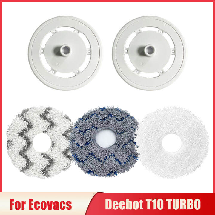 อุปกรณ์เสริมสำหรับเครื่องดูดฝุ่นหุ่นยนต์-ecovacs-deebot-t10-ผ้าถูพื้น-ผ้าขี้ริ้วล้างทำความสะอาดได้