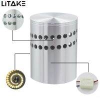 LITAKE แบ็คดรอปเป่าลม LED ปลอกอลูมิเนียมหลายหลุมไฟสำหรับบ้านตกแต่งทางเดิน