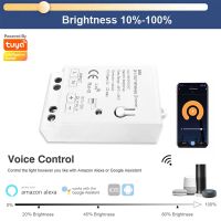 ℗● Mini 0/1-10V Tuya WiFi LED Dimmer Controller Wireless Control Alexa Google Home For 0-10V LED Dimmable Power drive AC100-240V