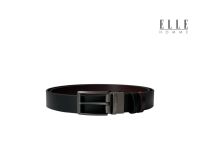 ELLE HOMME Accessories เข็มขัดหนังวัวแท้ ผิวเรียบ สไตล์ Casual Business  H84276