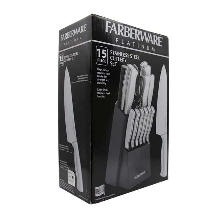 Farberware Platinum Stainless Steel Cutlery Set 15 pieces Lazada PH