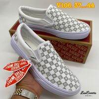 เข้าใหม่นะคร๊าฟฟฟ   Slip On Classic Checkerboard แถมฟรีดันทรงสปริง รับประกันตรงปก 100%