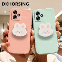 DKHORSING ผิวสัมผัสเคสโทรศัพท์สำหรับ Realme C53ที่วางกระต่ายน่ารักการ์ตูนซิลิโคนปลอกอ่อน REALMEC53กันชนเคสโทรศัพท์มือจับ